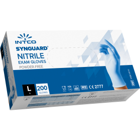 SYNGUARD GUANTI NITRILE BLU MIS.L