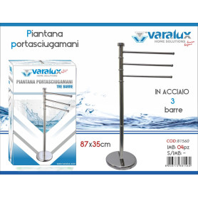VARALUX PIANTANA PORTASCIUGAMANI 3 BARRE