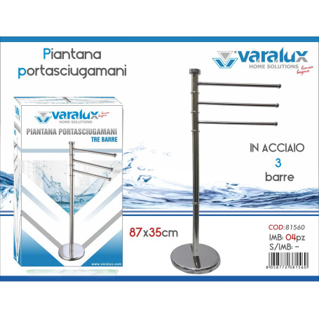 VARALUX PIANTANA PORTASCIUGAMANI 3 BARRE