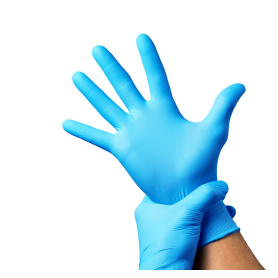 ITAL GUANTI IN NITRILE 100PZ MIS.M BLU