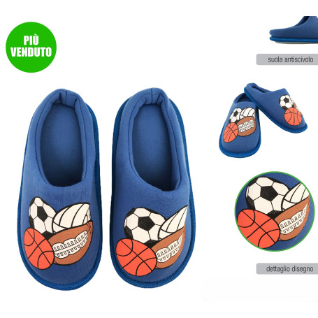 DISBEE PANTOFOLA BIMBO PALLONI 24-27
