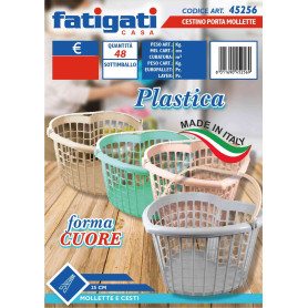 FATIGATI CESTINO P/MOLLETTE CUORE CM.25