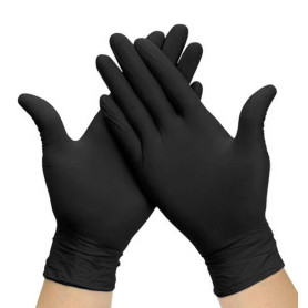 ITAL GUANTI IN NITRILE 100PZ MIS.L NERO