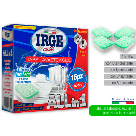IRGE TABS LAVASTOVIGLIE 15 TABS 18GR