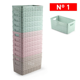 PLASTICFORTE CESTA RATTAN 5L 28X17 CM