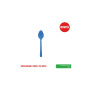 IRGE CUCCHIAINO 20PZ LIGHT BLUE