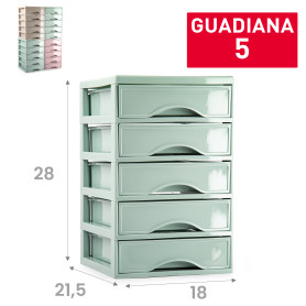 PLASTICFORTE CASSETTIERA GUADIANA 5CASS