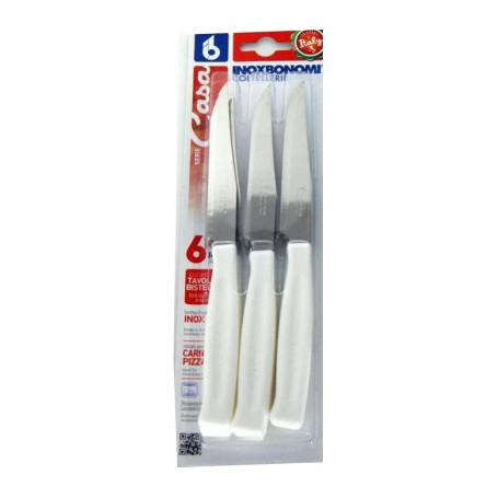 BONOMI COLTELLI BISTECCA 6PZ. CM.11 BIAN