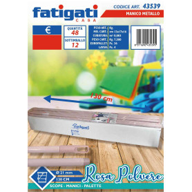 FATIGATI MANICO METALLO 130CM ROSA
