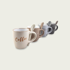 ARCA TAZZA CAFFE' C/CUCCHIAINO COL ASS