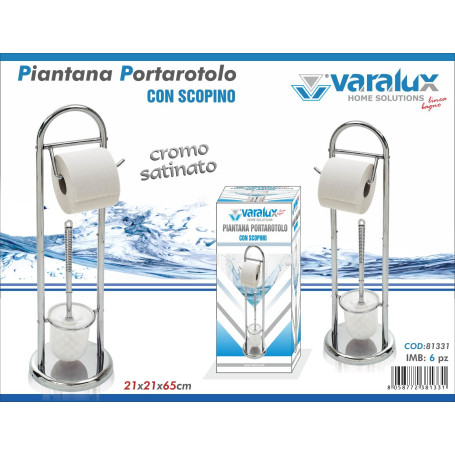 VARALUX PIANTANA PORTAROTOLO CON SCOPINO