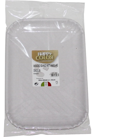 REAL DREAM VASSOIO BIANCO RETT 27X19 3PZ