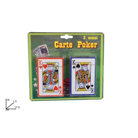 DUE ESSE CARTE DA POKER 2 MAZZI