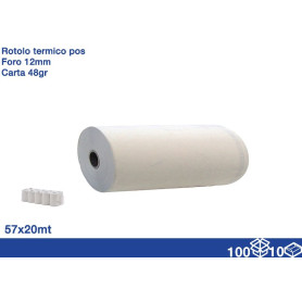 EOL ROTOLO TERMICO POS 57X20MT. 10PZ