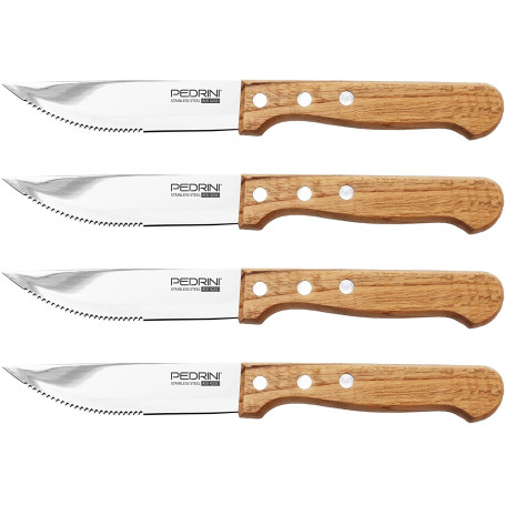 PEDRINI S/4 COLTELLI BISTECCA CHURRASCO