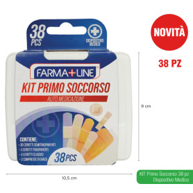 FARMALINE KIT PRIMO SOCCORSO 38PZ