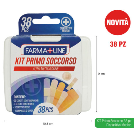 FARMALINE KIT PRIMO SOCCORSO 38PZ