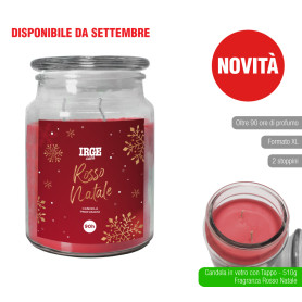 IRGE CANDELA 510GR ROSSO NATALE