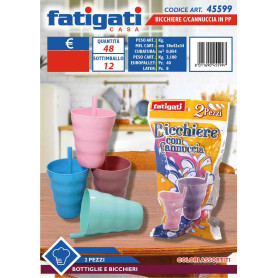 FATIGATI BICCHIERE CON CANNUCCIA 2PZ