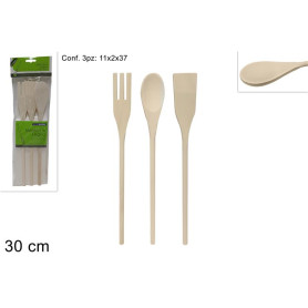 DUE ESSE MESTOLI LEGNO SET 3 PZ