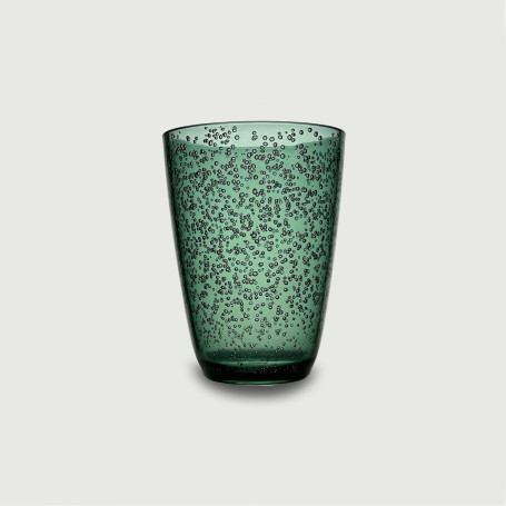 ARCA TUMBLER VERDE BUBBLES 8.5-H11,5CM