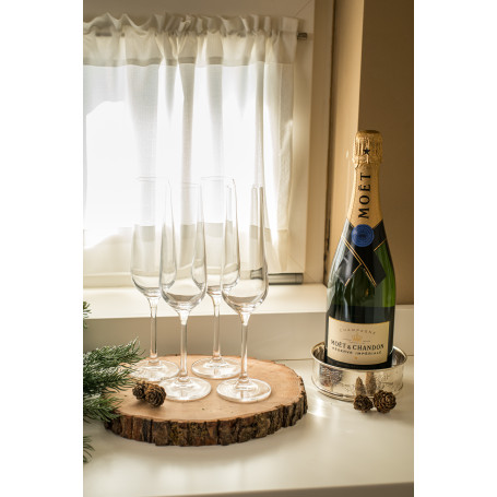 FT BICCHIERE CALICE FLUTE 200ML VETRO