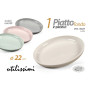 GICOS PIATTO TONDO PLASTICA 22CM ASS.