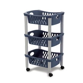 STEFANPLAST CARRELLO FRUTTA OTELLO BLUE