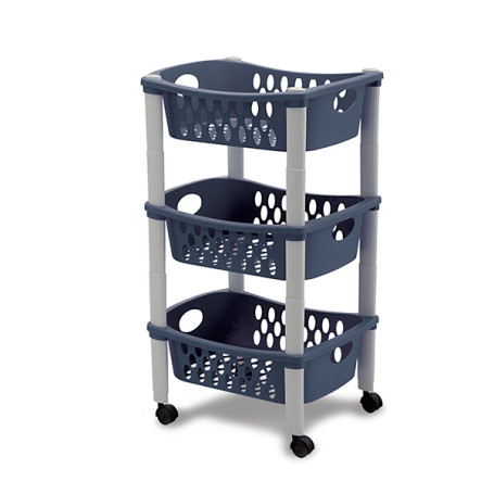 STEFANPLAST CARRELLO FRUTTA OTELLO BLUE
