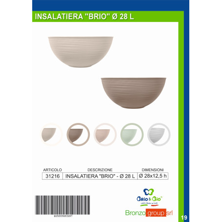 BRIO&BIO COPPETTA BRIO DM.28 L