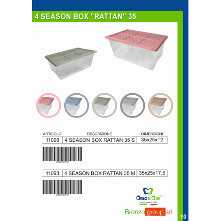 BRIO&BIO 4 SEASON BOX RATTAN 35 S