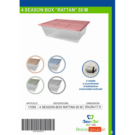 BRIO&BIO 4 SEASON BOX RATTAN 50 M