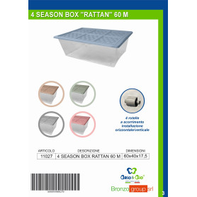 BRIO&BIO 4 SEASON BOX RATTAN 60 M