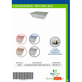 BRIO&BIO 4 SEASON BOX RATTAN 40 S