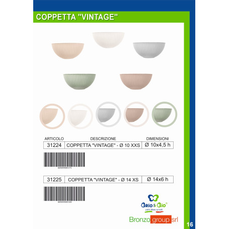 BRIO&BIO COPPETTA VINTAGE DM.14 XS