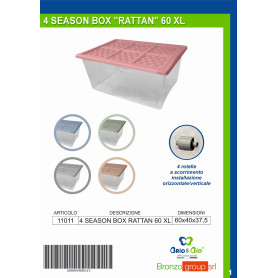 BRIO&BIO 4 SEASON BOX RATTAN 60XL