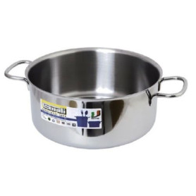 GNALI CASSERUOLA FONDA CM.22 2M. INOX 18