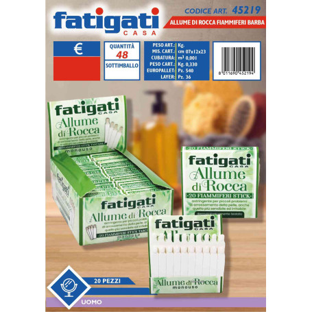 FATIGATI ALLUME DI ROCCA FIAMM BARBA 20
