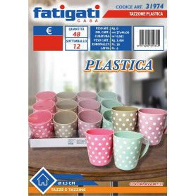 FATIGATI TAZZONE PLASTICA DM.8,5CM.