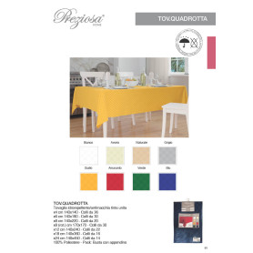 PREZIOSA TOVAGLIA QUADROTTA 140X240 X12