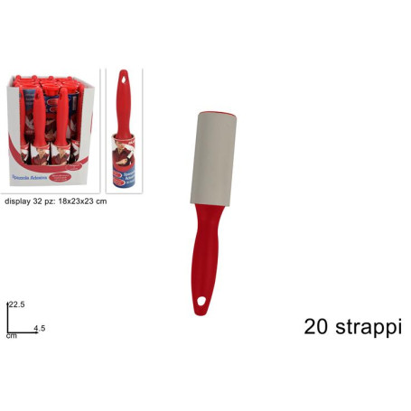 DUE ESSE SPAZZOLA ADESIVA 20 STRAPPI