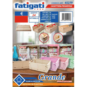 FATIGATI CASSETTIERA PLASTICA GRANDE