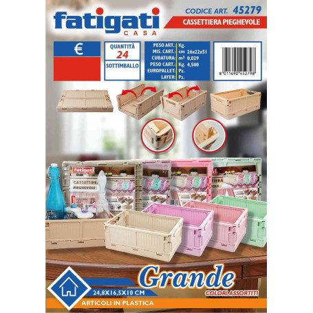 FATIGATI CASSETTIERA PLASTICA GRANDE
