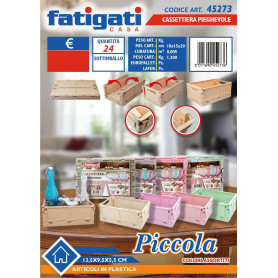 FATIGATI CASSETTIERA PLASTICA PICCOLA