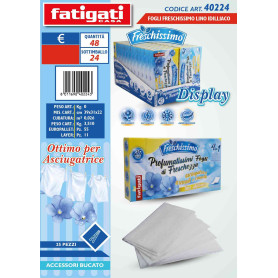 FATIGATI FOGLI FRESCH LINO 25PZ