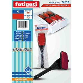 FATIGATI SPAZZOLA VELLUTO GIREVOLE