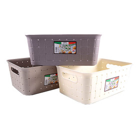 LEGA CESTA COUNTRY RATTAN CM.32X22XH13