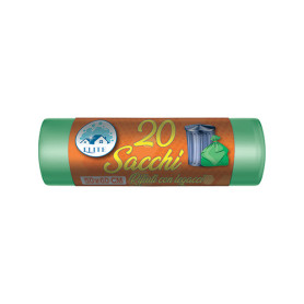 BIO SACCHI 50X60 VERDE 20PZ