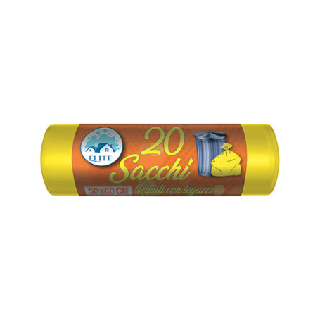 BIO SACCHI 50X60 GIALLO 20PZ