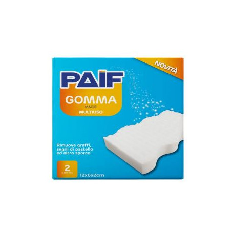 PAIF SPUGNA ERASER 2PZ 11,8X6,1X1,8